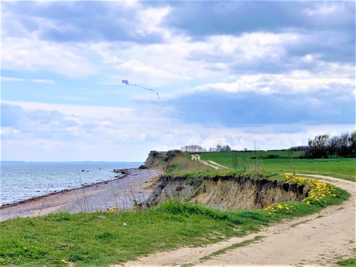 Seelund - Meeresrauschen Lauschen - Ruhiges Sonniges Apartment Mit Garten Und Terrasse Nahe Strand Und Ostsee Schonhagen  Bagian luar foto